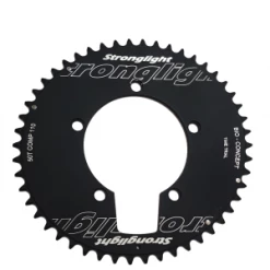 Plateau STRONGLIGHT BIO CONCEPT CT2 110mm 50 Dents Extérieur 10/11v. Noir Oval Time Trial CLM TT