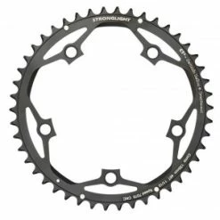 Plateau STRONGLIGHT CT2 130mm 53 Dents Extérieur 10/11v. Noir Ceramic Teflon